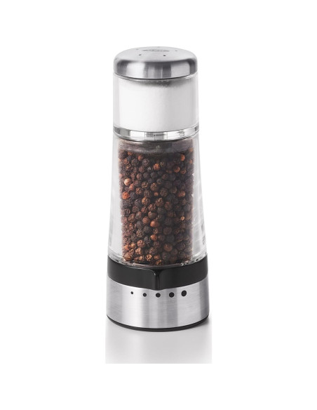 Molinillo y Salero OXO Good Grips 2 en 1 Plata 0.22 kg Molinillo y Salero OXO Good Grips 2 en 1 Plata 0.22 kg
