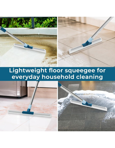 Raspador de Suelo TrueYee 43 cm con Mango de 144 cm Ergonómico Raspador de Suelo TrueYee 43 cm con Mango de 144 cm Ergonómico