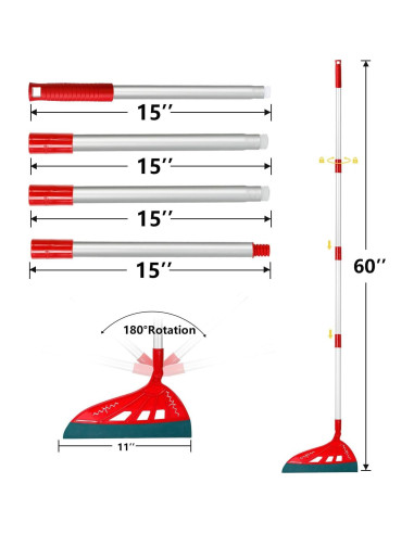 Escoba de Silicona BURFERLY Multifuncional 0.6 kg Roja