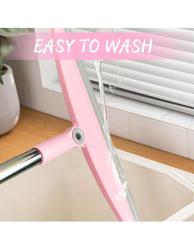 Escoba de Silicona OOOFLOWER Ajustable 137 cm para Piso