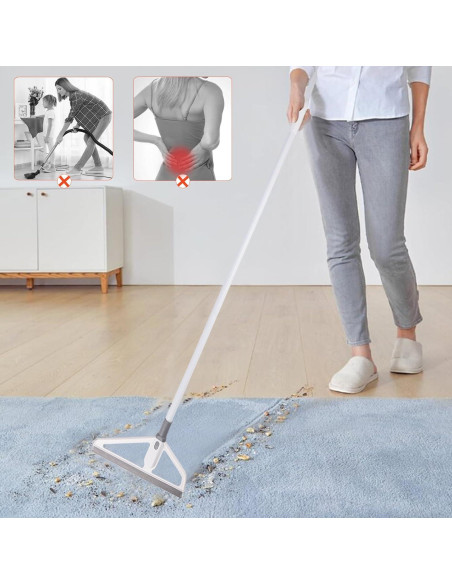 Escoba de Goma Ousba Multifuncional para Limpieza Gris Escoba de Goma Ousba Multifuncional para Limpieza Gris