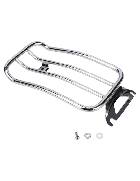 Portaequipajes Solo Seat Oumurs Cromo 1997-2015 Harley Portaequipajes Solo Seat Oumurs Cromo 1997-2015 Harley