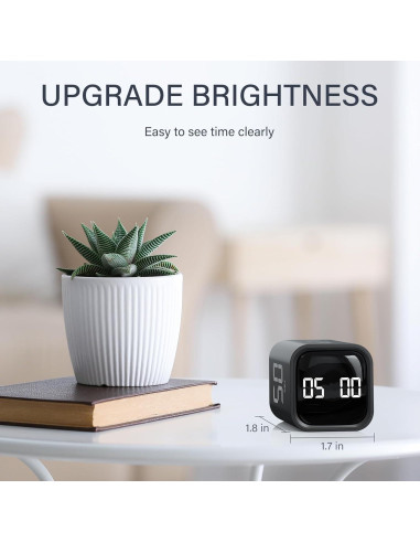 Temporizador Pomodoro OORAII 5-50 Minutos Rotativo Negro