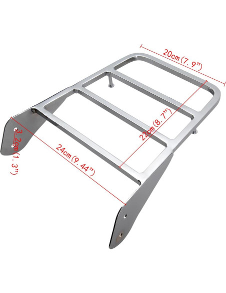Soporte Sissy Bar H-YEEU para Yamaha V-Star 400/650/1100 Soporte Sissy Bar H-YEEU para Yamaha V-Star 400/650/1100
