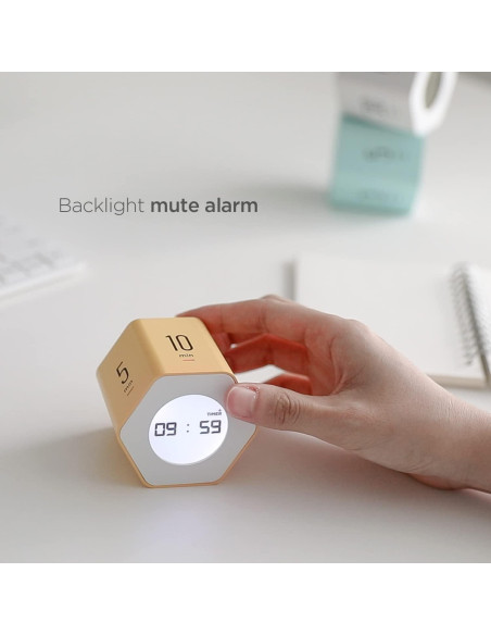 Reloj Temporizador Digital Mooas 3 en 1 Blanco 6 Configuraciones Reloj Temporizador Digital Mooas 3 en 1 Blanco 6 Configuraciones