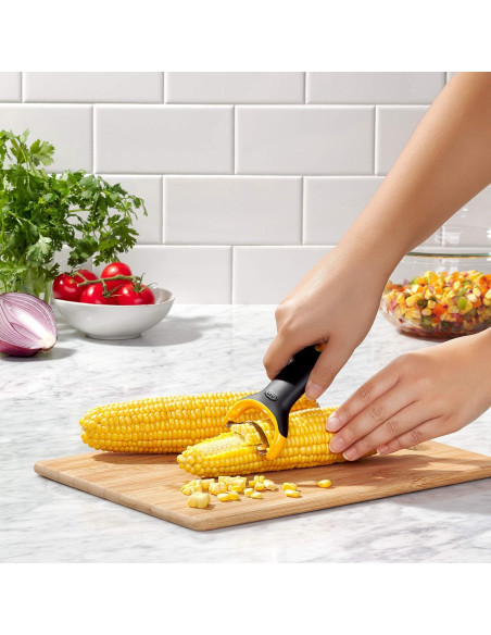 Pelador de Maíz OXO Good Grips Acero Inoxidable Ergonómico Pelador de Maíz OXO Good Grips Acero Inoxidable Ergonómico