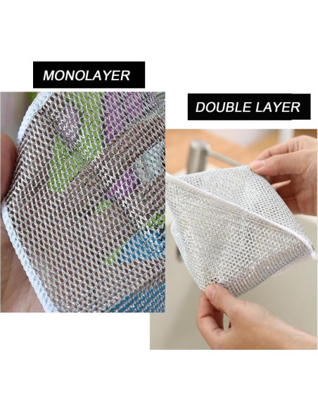 10 Trapos de Cocina WFWJ Reutilizables 20x20cm Sin Rayones 10 Trapos de Cocina WFWJ Reutilizables 20x20cm Sin Rayones