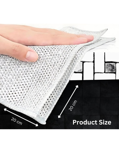 Trapo de Limpieza Reutilizable LyfNeeds - 8 Piezas Sin Rayones Trapo de Limpieza Reutilizable LyfNeeds - 8 Piezas Sin Rayones