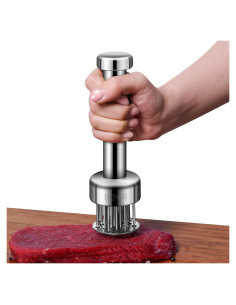 Ablandador de Carne BQWII Acero Inoxidable 21 Agujas 0,20 kg