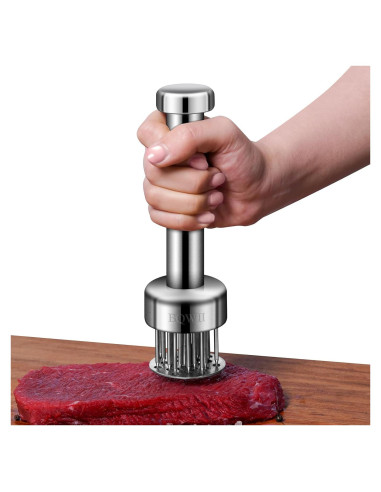 Ablandador de Carne BQWII Acero Inoxidable 21 Agujas 0,20 kg