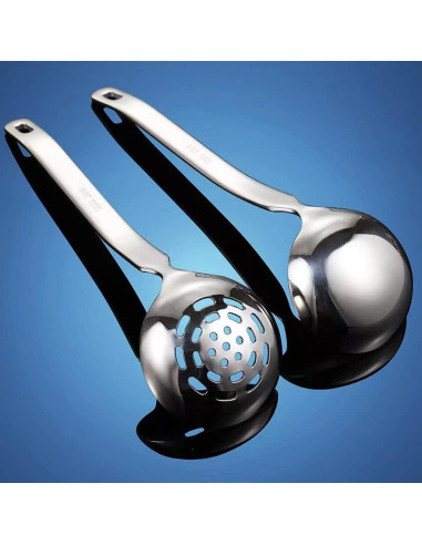 Juego de cucharas de acero inoxidable Collfa 2 piezas