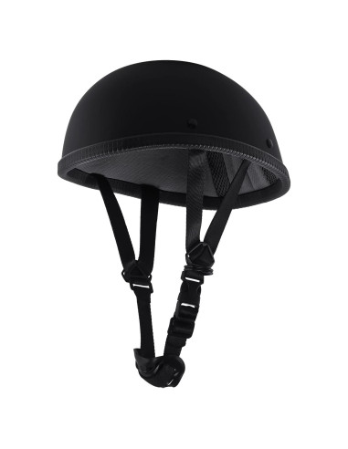 Casco de Motocicleta H-YEEU L Negro ABS Aprobado DOT