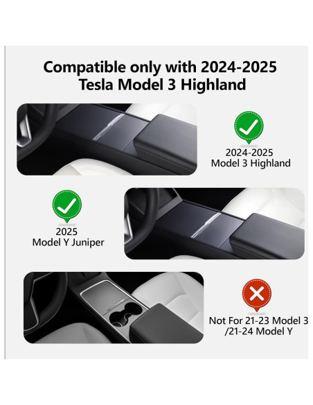 Bandeja Organizadora Consola Central Tesla 2025 Cybtkcar Bandeja Organizadora Consola Central Tesla 2025 Cybtkcar