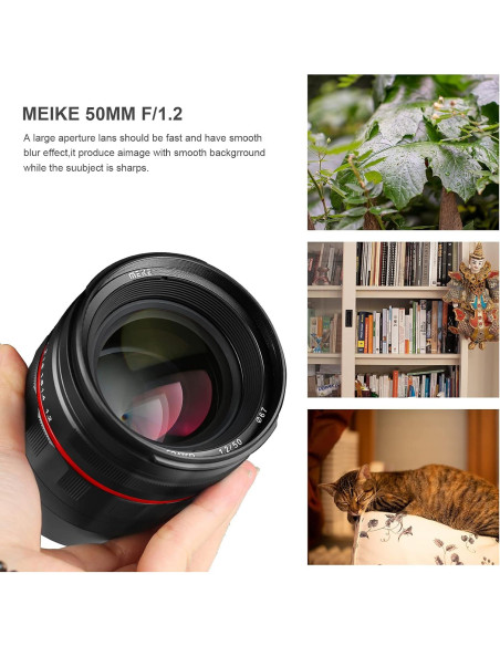 Lente Meike MK-50mm F1.2 Manual para Nikon Z - Gran Apertura Lente Meike MK-50mm F1.2 Manual para Nikon Z - Gran Apertura