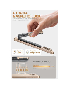 Cartera Magnética SUPCASE con Soporte Ajustable para iPhone 2