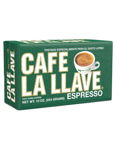 Café La Llave Espresso Molido Tostado Oscuro 10 oz