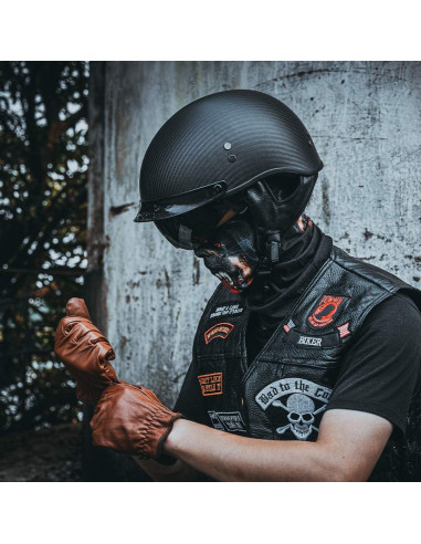Casco VCOROS A200 Fibra Carbono Negro Mate XXL