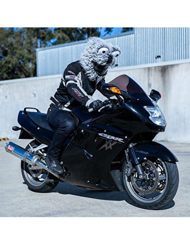 Cubierta de Casco MotoLoot Gris para Motocicleta