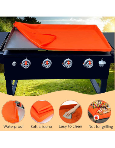 Tapete de Silicona Jacooxi 95x56 cm para Parrilla Blackstone