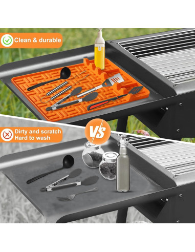 Alfombrilla de Silicona para Parrilla Blackstone 39x27cm