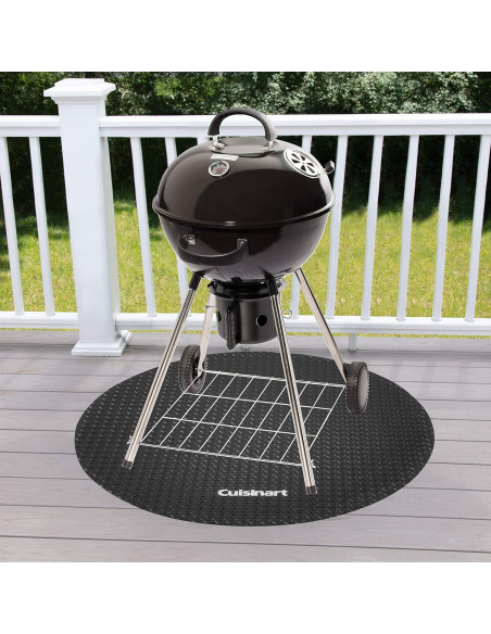 Alfombrilla Circular para Parrilla Cuisinart 116,8 cm PVC Alfombrilla Circular para Parrilla Cuisinart 116,8 cm PVC