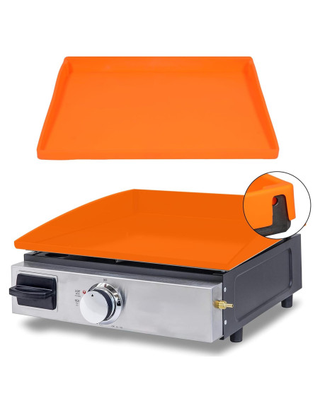 Tapete de Silicona 43 cm PATIOLAB para Parrilla Naranja Tapete de Silicona 43 cm PATIOLAB para Parrilla Naranja