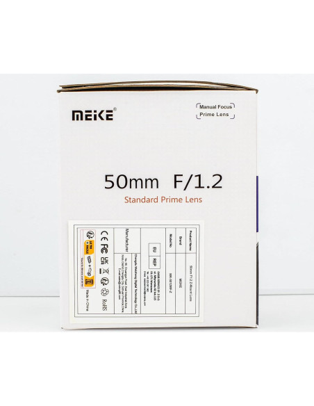 Lente Meike MK-50mm F1.2 Manual para Nikon Z - Gran Apertura Lente Meike MK-50mm F1.2 Manual para Nikon Z - Gran Apertura