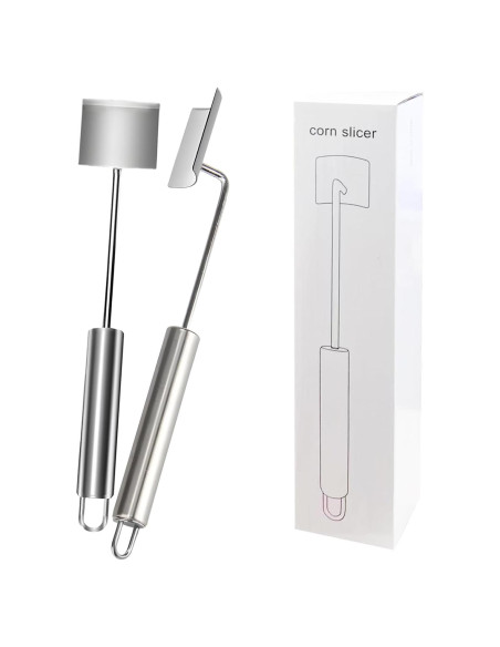 Pelador de Maíz AOBOD Acero Inoxidable 2 Pcs Pelador de Maíz AOBOD Acero Inoxidable 2 Pcs
