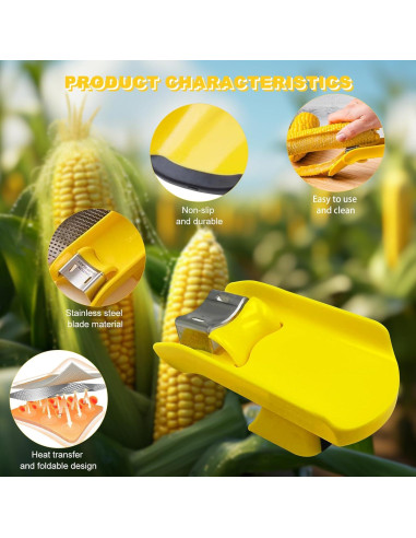 Desgranador de Maíz lafo Pelador01 Acero Inoxidable 12cm