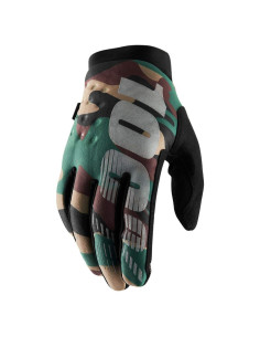 Guantes de Motocross 100% Camo/Negro Invierno Talla Grande