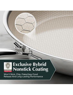 Sartén Antiadherente Redchef 25,4 cm Cerámica Acero Inoxidable 2