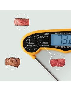 Termómetro Digital de Carne Deiss PRO - Lectura Rápida y Precisa 2