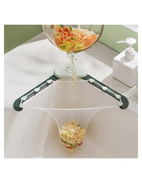 Colador de Fregadero Triangular Azima Gris 150 Piezas Colador de Fregadero Triangular Azima Gris 150 Piezas