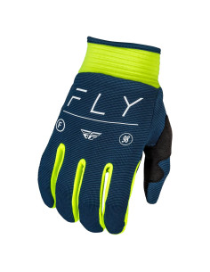 Guantes Fly Racing F-16 Mediano Navy/Hi-Vis/Acolchados