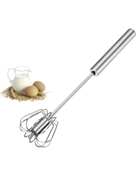 Batidor de Huevos Manual Chinshwehaw 30.48 cm Acero Inoxidable Batidor de Huevos Manual Chinshwehaw 30.48 cm Acero Inoxidable