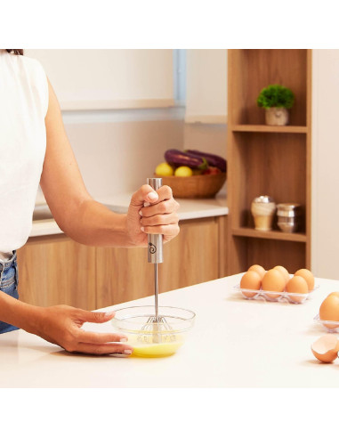 Batidor de Huevos Cooks Innovations Acero Inoxidable 2 Pzs