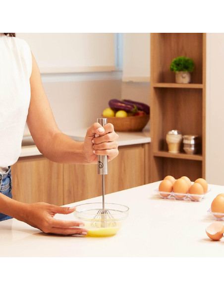 Batidor de Huevos Cooks Innovations Acero Inoxidable 2 Pzs Batidor de Huevos Cooks Innovations Acero Inoxidable 2 Pzs