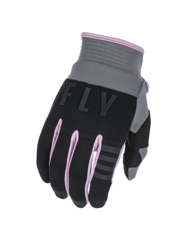 Guantes Fly Racing 2022 F-16 Adulto Gris/Negro/Rosa X-Pequeño