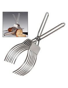 Pinzas de Acero Inoxidable KEISSCO para Cortar Carne y Verduras