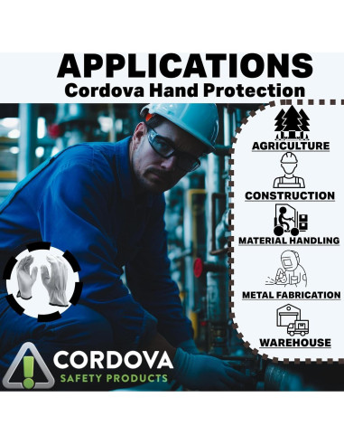 Guantes de Conductor Cordova 8500 de Cuero de Cabra 2X-Pequeño