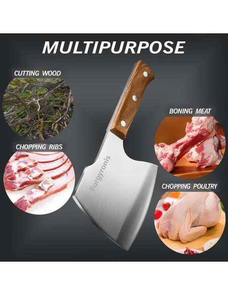 Cuchillo de Carnicero Forgyronis 16 cm Forjado a Mano Cuchillo de Carnicero Forgyronis 16 cm Forjado a Mano