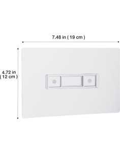 Etiqueta Adhesiva Conworld 1 Pcs Transparente Sin Rastro 2
