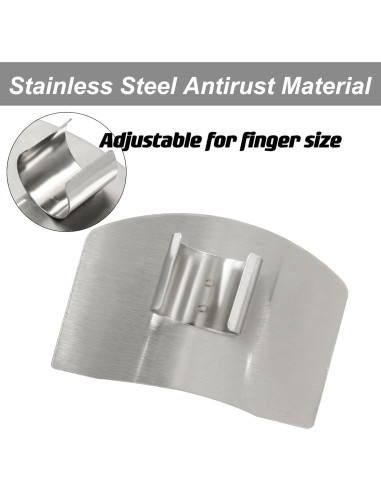 Protectores de Dedos de Acero Inoxidable Coufce - 4 Pcs