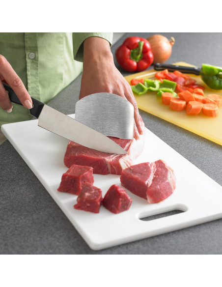 Protectores de Dedos de Acero Inoxidable Coufce - 4 Pcs Protectores de Dedos de Acero Inoxidable Coufce - 4 Pcs