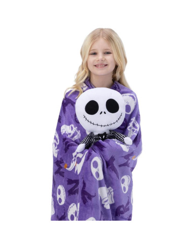 Conjunto Almohada Abrazo y Manta Seda Northwest - Pesadilla