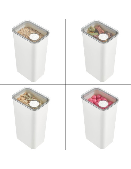 Recipiente XL iDesign para Alimentos Secos con Tapa 16,1x12,2x29,6cm Recipiente XL iDesign para Alimentos Secos con Tapa 16,1x12,2x29,6cm