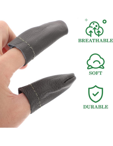 Dedales de Cuero SEWACC 20 Pcs Protectores para Dedos