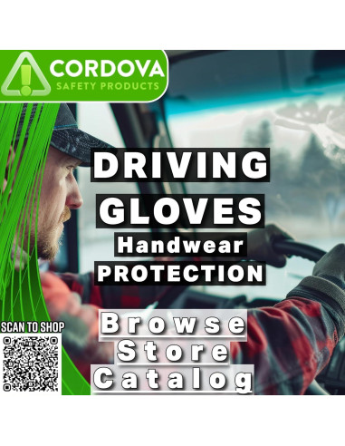 Guantes de Conductor Cordova 8500 de Cuero de Cabra 2X-Pequeño