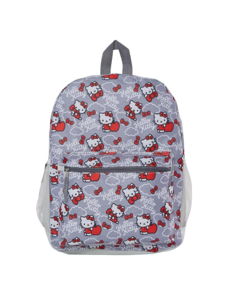 Mochila Hello Kitty Fast Forward 40 cm Roja y Gris Mochila Hello Kitty Fast Forward 40 cm Roja y Gris