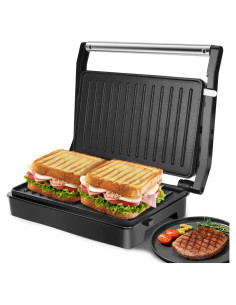 Hacedor de Sándwiches Panini Aigostar 1000W Antiadherente